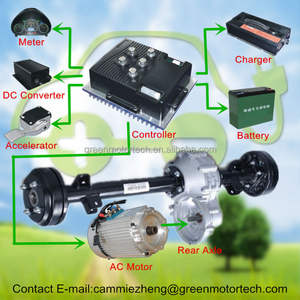 Ensemble d'essieu arrière différentiel de moteur de véhicule électrique de capacité de charge lourde de 2 tonnes - Product Image 6