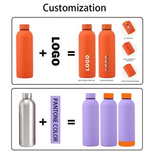 Produits les plus vendus 2026 – Bouteille d'eau isotherme personnalisée en acier inoxydable 500 ml – Gourde de sport pratique pour les voyages - Product Image 3