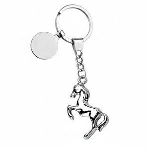 Portachiavi in metallo a forma di cavallo (scatola non inclusa) - Product Image 2
