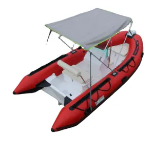 Nieuwe Custom Rib Boot Prijs Stijve Opblaasbare Boot Factory Direct Supply Zonnescherm Tent