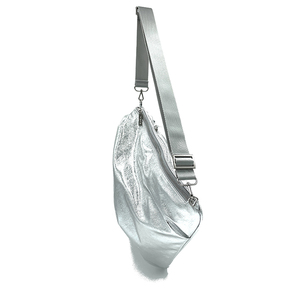 กระเป๋าไนลอนคอสโม ซิลเวอร์พร้อมซิปด้านข้างเพื่อการจัดเก็บที่ง่ายดายและเชือกปรับได้สำหรับงานผลิตแบบ 3 มิติ - Product Image 2