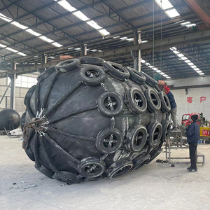 Parafango Pneumatico Marino Approvato BV CCS, Cilindrico in Gomma Spessa 0.5-4.5m Nero per Navi, Porti e Banchine - Ordine all'Ingrosso - Product Image 3