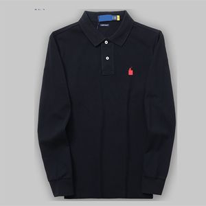 <span class=keywords><strong>Polo</strong></span> da <span class=keywords><strong>Uomo</strong></span> Personalizzata con Logo Ricamato Ralph, Alta Qualità, <span class=keywords><strong>Manica</strong></span> <span class=keywords><strong>Lunga</strong></span>, in Cotone - Product Image 4