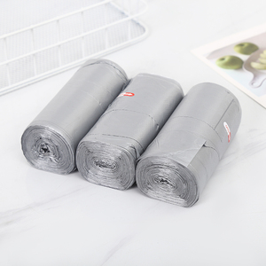Clear Durable Disposable <strong>Garbage</strong> <strong>Bag</strong> Trash Can Liner with Handle Tie for Kitchen Living Room Office Bathroom - Product Image 1