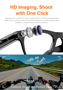 Gafas Inteligentes XK One Pro con IA, Traducción en Tiempo Real, Cámara de 800W Píxeles, Grabación de Fotos y Vídeos, Dispositivos Inteligentes Portátiles - Product Image 4