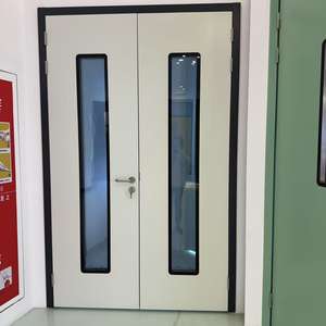 Otomatik Modern paslanmaz çelik hastane tiyatro ameliyathane kapıları elle temiz oda kapıları - Product Image 6