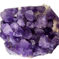 Kindfull Vente en gros de pierres précieuses naturelles brutes en améthyste Quartz non taillé Fleur de cristal Géode violette pour la fabrication de pendentifs