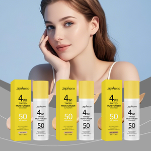 Protector Solar Humectante <span class=keywords><strong>con</strong></span> <span class=keywords><strong>Color</strong></span> 4 en 1, Unifica el Tono de la <span class=keywords><strong>Piel</strong></span>, Aumenta la Luminosidad, SPF 50, Protección UV, <span class=keywords><strong>Crema</strong></span> Base <span class=keywords><strong>Hidratante</strong></span> - Product Image 6
