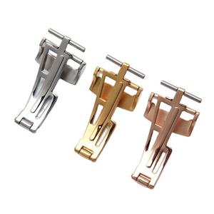 Reloj de marca de lujo Hebilla de reloj de repuesto 18mm Cierre de mariposa de despliegue para reloj <span class=keywords><strong>Audemars</strong></span> - Product Image 2