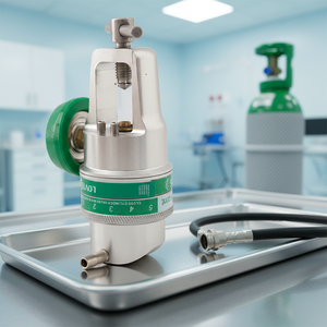 LOVTEC Yeni Stil Pirinç Alüminyum Oksijen Regülatörü Nabız Ayarlı Koruyucu Oksijen Basınç Regülatörü için - Product Image 1