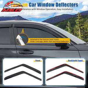 Viseras para Ventanas de Estilo Delgado para Ford F-150 F-250 F-350 Cabina Estándar 80-96, Protección Acrílica para Ventanas Laterales de Puerta de Automóvil - Product Image 2