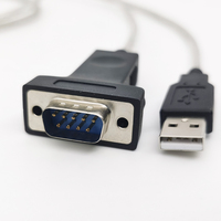 Adaptador de Cable de 9 pines Macho A hembra Rs232 Serial Db9 Macho A Usb 2,0, convertidor de serie