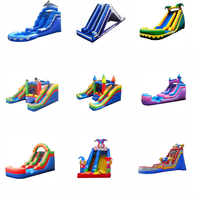 Château Gonflable Commercial Interactif Immersif en PVC pour Enfants, Conception Sécurisée, Taille Personnalisée, Multi-Usages, Idéal pour les Parents se Reposer