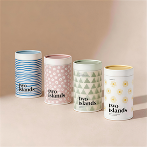 <b>Matt</b> Lamination Offset Printing <b>Paper</b> tube Paperboard Gift & Craft tube Ribbon Custom logo Standard export carton Packaging use - Product Image 6