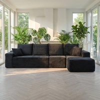 Stilvolle Wohnraumdekoration 5-Sterne-Hotel-Standard Komprimiertes Cord-Sofa für Wohnzimmer