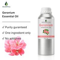 Huile Essentielle Pure de Géranium 100% Pure Distillée à la Vapeur pour la Fabrication de Parfums & Santé & Beauté Ingrédients Naturels Tous Types de Peau