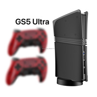 جهاز ألعاب فيديو لاسلكي صغير كلاسيكي GS5 Ultra Mini بتردد 2.4 جيجاهرتز، مشغل ألعاب عائلي عالي الدقة للتلفزيون، وحدة تحكم ألعاب GS5 Pro لـ PS2