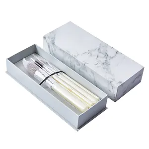 Benutzer definierte gedruckte leere Papier Pappe Make-up Pinsel Abonnement Verpackungs box