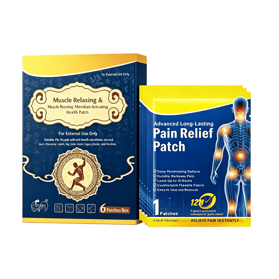 Traditional Chinese Medicine Plaster - Shu Jin Huo Luo Bao Jian Tie for Muscle & Joint Pain Relief (6 Patches/Box)