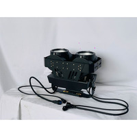 Promotion : Projecteur LED COB double faisceau 200W étanche IP65 pour extérieur, contrôle DMX512, couleurs RGBW personnalisables, OEM