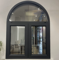 Fenêtre à battant en aluminium écologique pour bâtiments résidentiels, communautés, appartements, villas et maisons