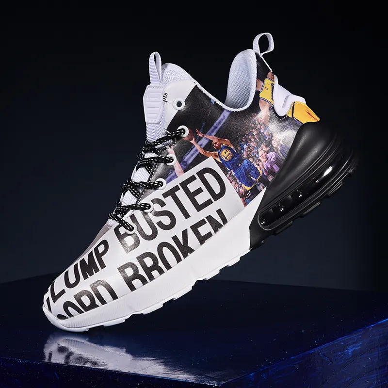 Бестселлер, брендовые воздушные модные спортивные туфли, импортные мужские роскошные кроссовки, высокие баскетбольные кроссовки для мужчин