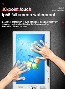 High Quality 21.5 Inch Touchscreen Kiosk Self-service Terminal With <b>Printer</b> QR Reader Card Reader <b>Receipt</b> Printing - Product Image 6
