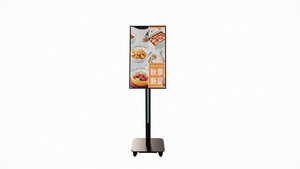 Bigbull 32 pouces lcd mobile interactif 4K annonces Android avec totem intérieur led avec support de support pour restaurant <span class=keywords><strong>liste</strong></span> de prix - Product Image 4