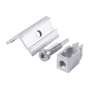 High Quality Aluminum Solar Panel and End Clamp for Flat Rooftop Solar <strong>PV</strong> Mounting Component System - Product Image 6