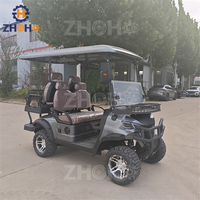 Voiture de golf électrique au meilleur prix, livraison gratuite, Road Club Car Mini Icon, batterie lithium de luxe 48v 72v, 4 places, buggy de plage CE