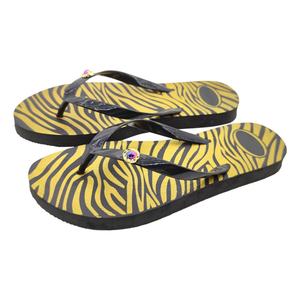 Sandalias de Playa Nicecin para Hombre, Diseño de Cebra, con Tira Negra Brillante y Decoración Metálica, Antideslizantes, Suaves, para Verano, OEM - Product Image 2