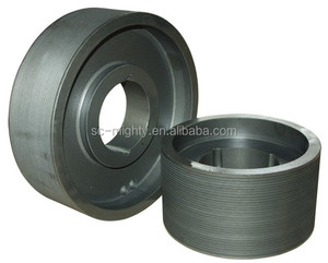 Poulie à courroie trapézoïdale en fonte grise de haute précision, personnalisable OEM pour les industries de la construction et de l'agriculture, durable, alésage 10 mm, diamètre 100 mm - Product Image 6