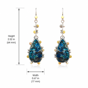 Orecchini Vintage Bohémien Multicolore a Goccia, Gioielli Scintillanti da Donna - Product Image 5
