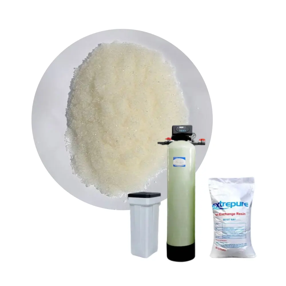 For Drinking Water Nitrate Removal 201*7 Anion Ion Exchange Resin for Water Softener Head