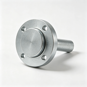 Stainless Steel Paddle Straight Handle Vacuum Custom <b>Blind</b> Flange Industrial Pipeline System with Wire EDM & CNC Machining - Product Image 4