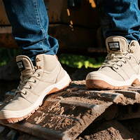 Bottes en toile universelles pour hommes, toutes saisons, avec embout en acier, anti-perforation, antistatiques, pour travaux de construction industrielle
