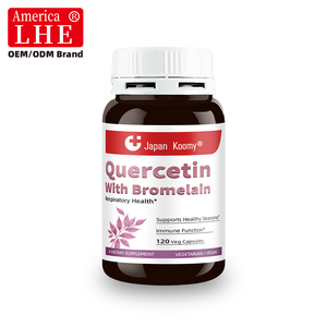 Suplemento de Quercetina con Bromelina Shecome, 120 Cápsulas Vegetales, Apoya el Equilibrio del Sistema Inmunológico, la Salud Antioxidante y Respiratoria - Product Image 1