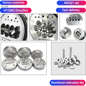 Moules à béton d'extrusion d'aluminium de haute qualité, moule de traversin, <span class=keywords><strong>matrice</strong></span> en acier H13 - Product Image 2