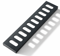 Grille de drainage robuste 500x300 EN124 Classe de charge D400 pour la construction routière