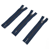 Jeans durables YYX avec fermeture éclair 5 #   Fermeture éclair en laiton à dents métalliques, extrémité fermée, pour vêtements, pantalons en jean, fermeture éclair personnalisée