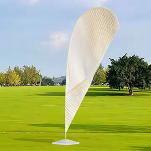 Bandiera Personalizzata Gasser Pride Feather Flag 2.8M-5.5M con Asta in Fibra di Vetro, Stampa Digitale, Banner Volante Promozionale - Product Image 6