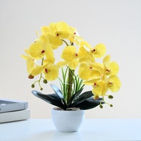 Nieuwe aanwinst decoratie bloemen orchidee binnenplant kunstplant pot simulatie vlinderorchidee planten bonsai