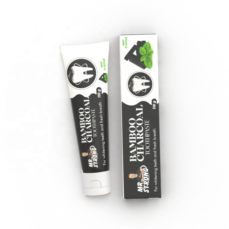 Зубная паста с активированным бамбуковым углем для отбеливания зубов