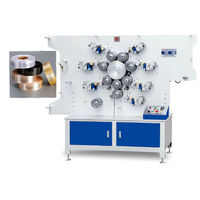 JS-1061B bande élastique lanière lacet coton Nylon taffetas étiquette Machine d'impression rotative pour vêtements lavage étiquettes de soin