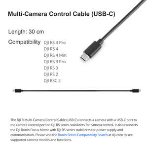 สายควบคุมกล้องหลายตัว DJI RS USB/USC/HDMI/RSS-P สำหรับ DJI RS <span class=keywords><strong>4</strong></span>/ Mini <span class=keywords><strong>4</strong></span>/ RS <span class=keywords><strong>3</strong></span>/ RS 2 ตัวกันสั่น กล้อง Sony <span class=keywords><strong>Panasonic</strong></span> Fujifilm - Product Image 6