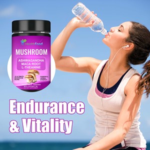 Gélules de champignons les plus vendues, contenant un mélange d'extraits de champignons naturels, favorisent la santé métabolique, capsules de gélules de champignons - Product Image 6