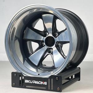 ล้อฟอร์จ Bku 2 ชิ้น สำหรับรถปอร์เช่ <span class=keywords><strong>964</strong></span> 944 911 911sc 930 Turbo 912 <span class=keywords><strong>Carrera</strong></span> ขนาด 17 18 19 นิ้ว 5X130 ล้ออัลลอยแบบขอบลึกสั่งทำพิเศษ - Product Image 5