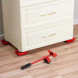 Professional Furniture Mover Lifter Wheel Durable Roller Bar Tool for <b>Moving</b> Heavy Stuffs Simple Style Transport Tool - Product Image 3