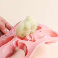 Moule en silicone alimentaire à 8 cavités pour Halloween, motif tête de citrouille et petit diable, pour une ambiance d'horreur, facile à démouler