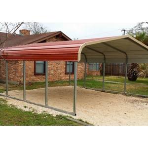 Hangar <span class=keywords><strong>de</strong></span> garage préfabriqué <span class=keywords><strong>2</strong></span> <span class=keywords><strong>voitures</strong></span> à faible coût <span class=keywords><strong>plans</strong></span> d'abri d'auto à cadre en acier galvanisé - Product Image 2